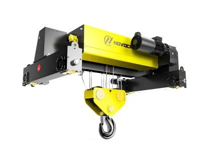 Double girder trolley type electric wire rope hoist