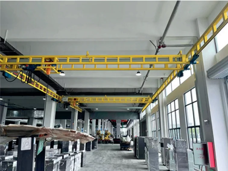 KBK steel rail crane suspended track layout