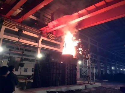 Metallurgical overhead crane for high temperature lifting