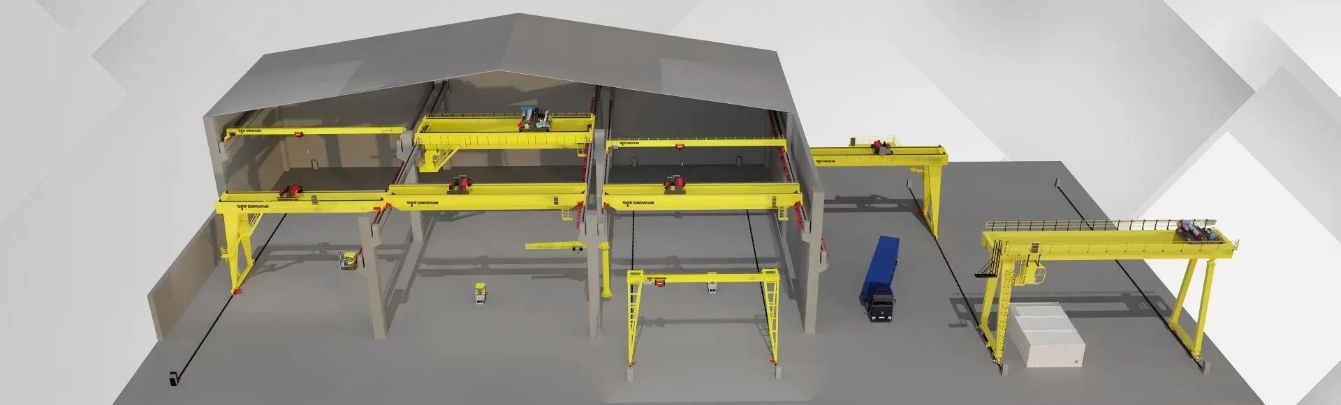 Customized crane solution for special industrial lifting projects