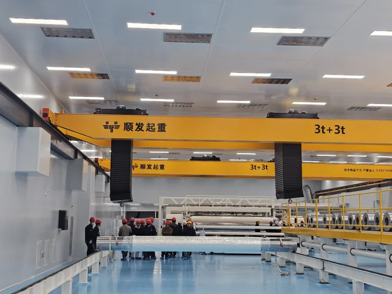 Workshop information used for an overhead crane quotation