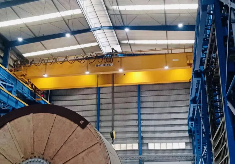 Application project of 100t casting bridge crane in the casting workshop of Andritz large water pump manufacturing base